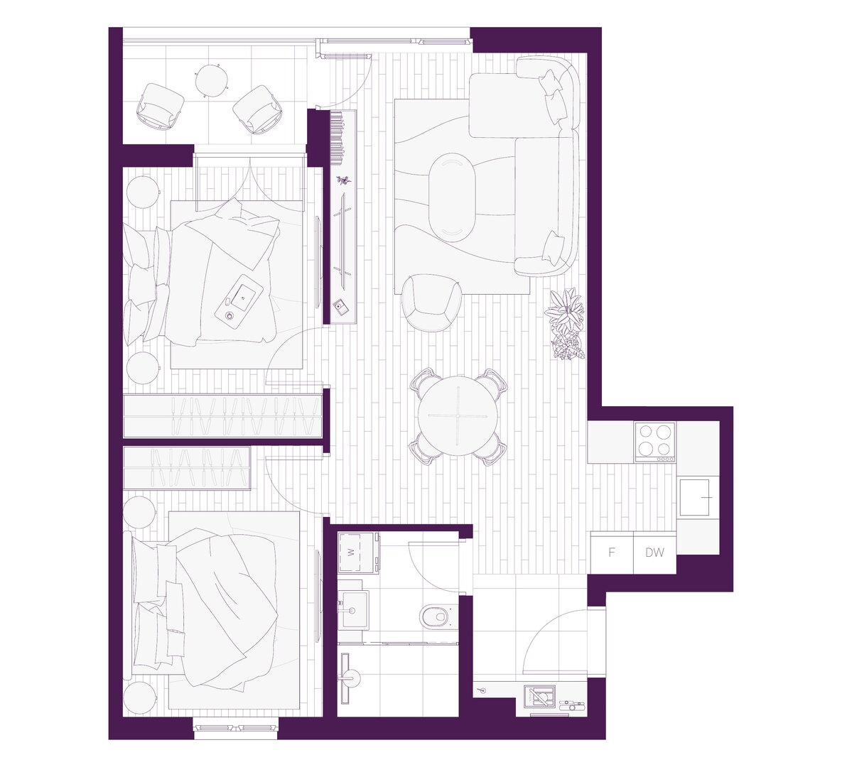Stan 4.8 | 60.94m²
